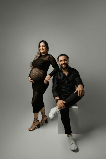 Ensaio de Gestante em Estúdio em Betim
